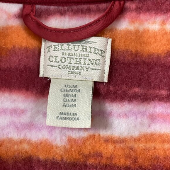 Telluride Clothing Company Fleece Vest Women Medium Aztec Southwest Southwestern - Picture 5 of 8